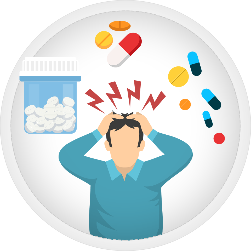 Side effects of benzodiazepine